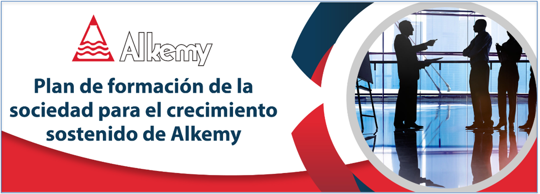 Plan de formación de la sociedad para el crecimiento sostenido de Alkemy